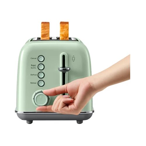 Buydeem 2 Slice Toaster, model DT620E, color Cozy Greenish, EU Cene
