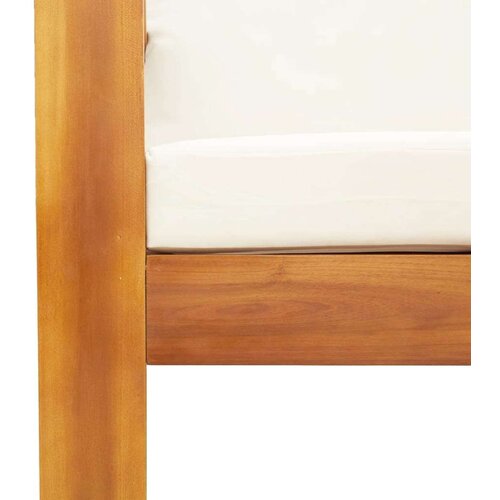  4-dijelni set vrtnih sofa s jastucima masivno bagremovo drvo Slike