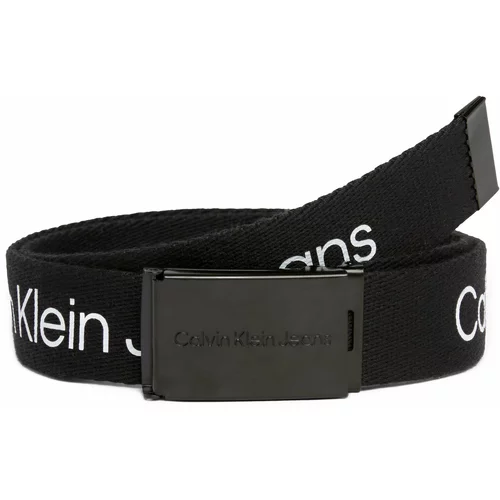 Calvin Klein Jeans Remen crna / bijela