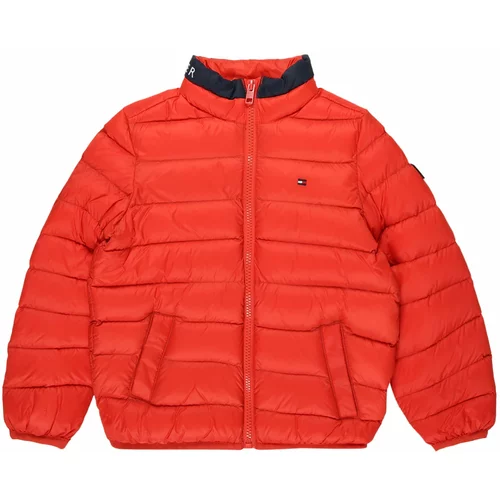 Tommy Hilfiger Zimska jakna nočno modra / oranžno rdeča