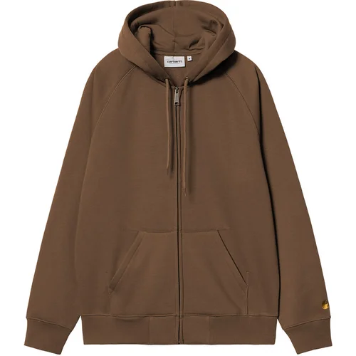 Carhartt WIP Hooded Chase Jacket Chocolate