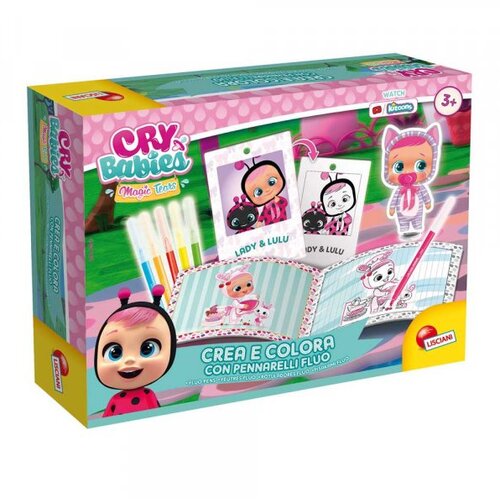 Crybabies Set za bojenje s fluo markerima Cry Babies Cene
