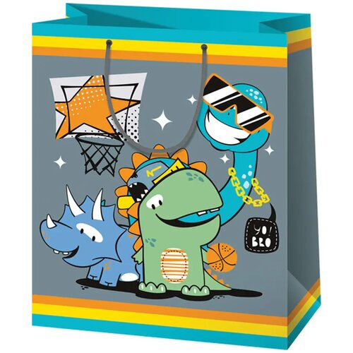 Cardex ko&scaron;arka&scaron;ki dinosauri divovska poklon vrećica 33x15x44cm Cijene