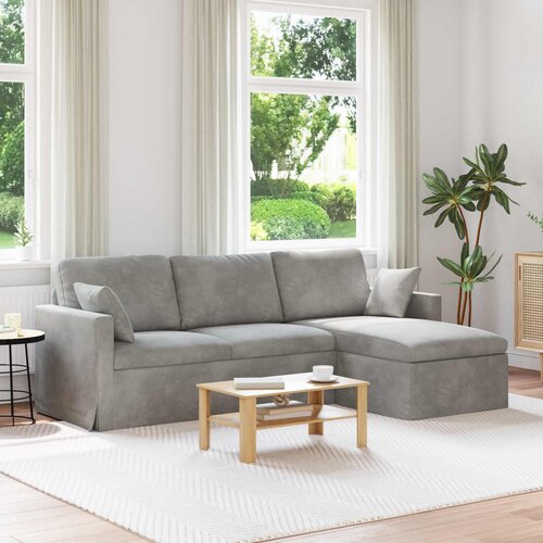 SOFA Svijetlo siva 228 x 134 x 80 cm Bar&amp;scaron;un Slike