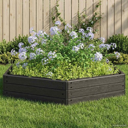  Povi&scaron;ena gredica Crna 148 x 129 x 25 cm PP Cijene