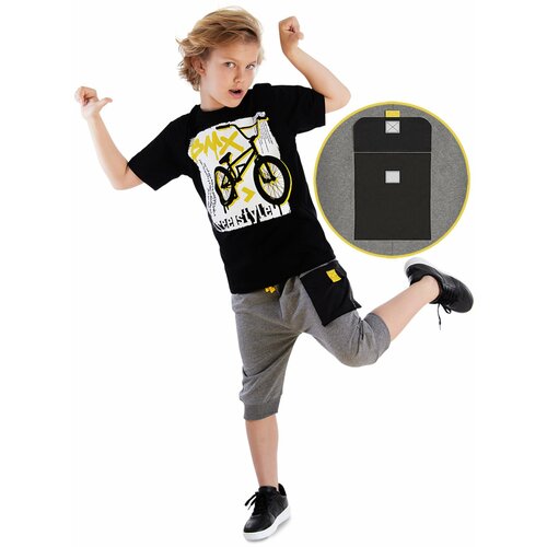 mshb&g Boy Cycling T-shirt Capri Shorts Set Slike