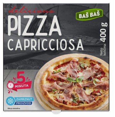 Baš Baš SMRZNUTA PIZZA CAPRICCIOSA 400G Cene
