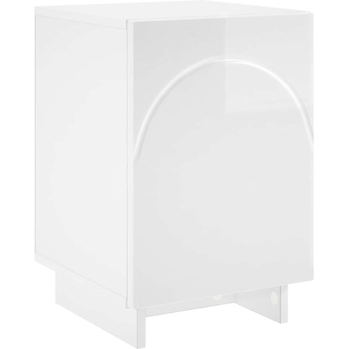  Noćni ormar Bijela visokog sjaja 33,5 x 34,5 x 50 cm Slike