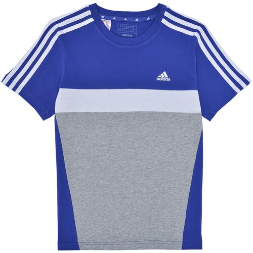 Adidas Majice s kratkimi rokavi J 3S TIB T Modra Cene