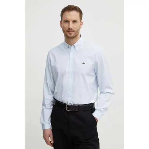 Lacoste Pamučna košulja za muškarce, regular, s button-down ovratnikom