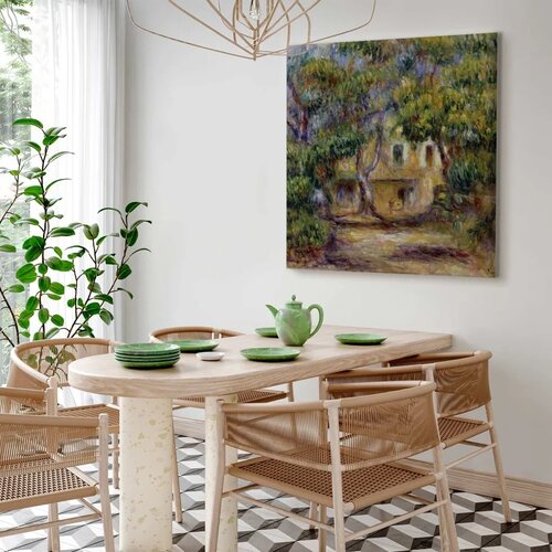  Slika - Pierre-Auguste Renoir &amp;ndash; The Farm at Les Collettes 80x80 Premium Print Slike