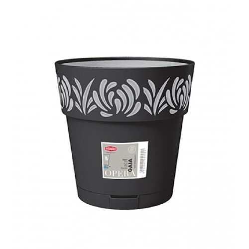STEFANPLAST Saksija 20x19cm Gaia 88403 tamno siva Cijene