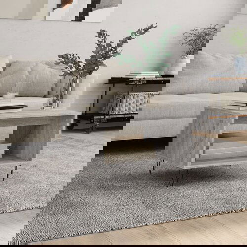 vidaXL Klubska mizica siva sonoma 60x50x40 cm inženirski les Cene