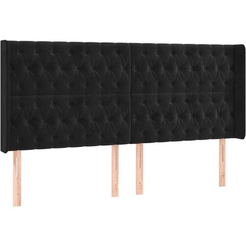  Box spring s madracem LED crni 200x200 cm bar&amp;scaron;un Slike