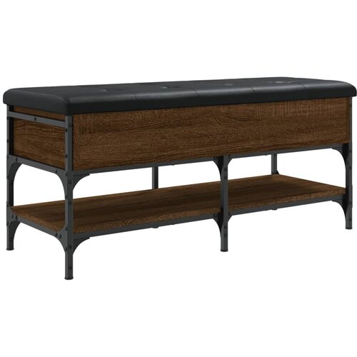Maison Chic Klop za čevlje - Sedež za čevlje rjavi hrast 102x42x45 cm inženirski les, (21777783) Cene