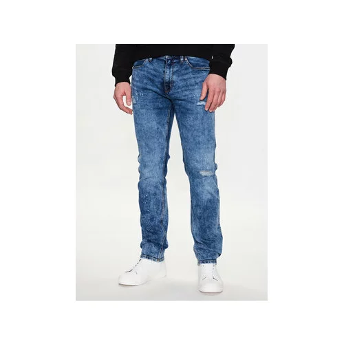 Hugo Jeans hlače 50483972 Modra Slim Fit
