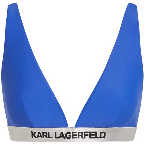 Karl Lagerfeld Bikini gornji dio plava / crna / srebro Cijene
