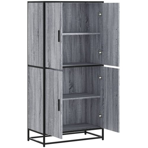  Visoka ploča siva Sonoma 68x35x139 cm Konstruirano drvo Slike