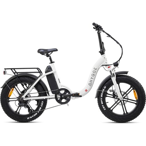 Hygge Bikes vester step 2025 - zložljivo električno kolo s širokimi pnevmatikami 48V 14Ah - heron bela, (21814269) Cene