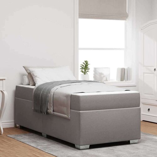  Konstrukcija postelje Taupe 90 x 200 cm blago Cene