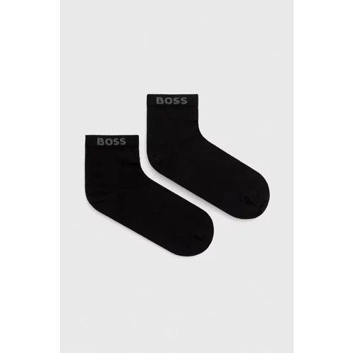 Boss Čarape 2-pack za muškarce, boja: crna