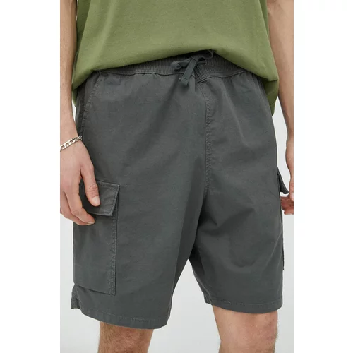 Levi's Kratke hlače s dodatkom lana boja: siva