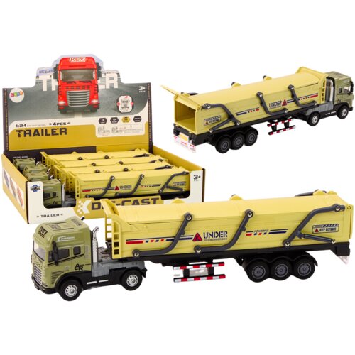 Transportni kamion za igru TIR 1:24 sa zvukovima - bež Cijene