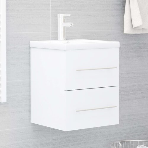 vidaXL Ormarić za umivaonik bijeli 41 x 38,5 x 48 cm od iverice Cijene