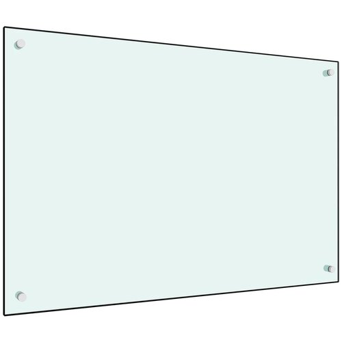 VidaXL kuhinjska za&amp;scaron;čitna obloga bela 90x60 cm kaljeno steklo, (20710015) Slike