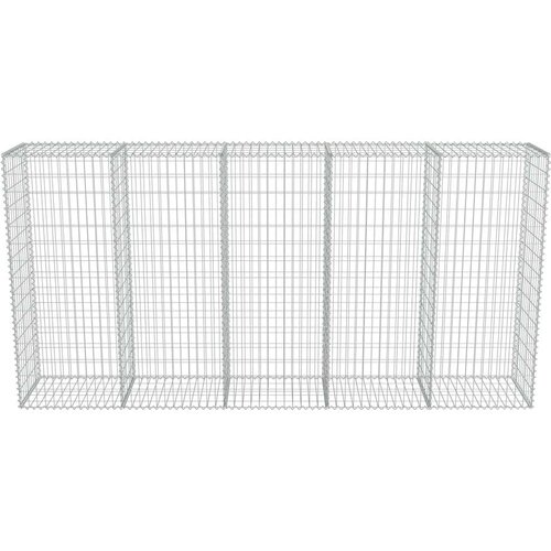  Gabionska stena s pokrovi iz pocinkanega jekla 300x50x150 cm Slike