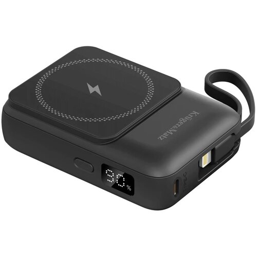 Krüger&Matz Powerbank, prenosna baterija KRUGER-MATZ 10000mAh, indukcijsko polnjene, črna, (5000319300) Cene