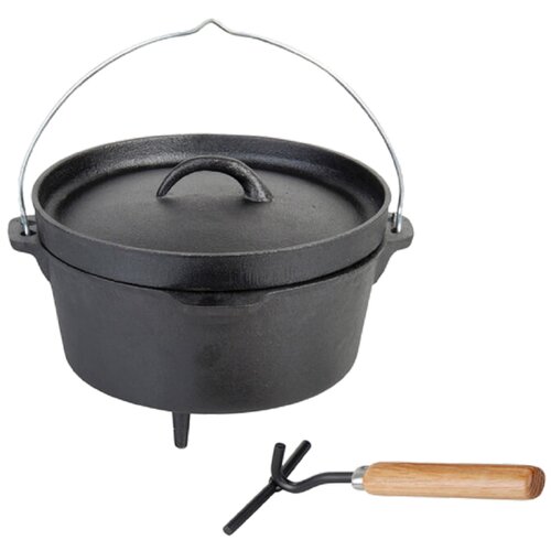 Esschert Design Litoželezna posoda Esschert Fancy Flames (3,7 l, priložena kljuka za pokrov) Cene