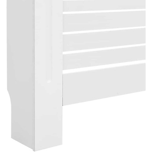  Pokrov za radijator bijeli 152 x 19 x 81,5 cm MDF Slike
