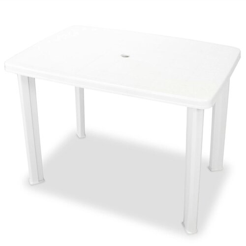  Vrtni stol od plastike bijeli 101 x 68 x 72 cm Slike