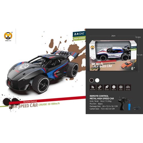  Metalni auto na daljinsko upravljanje "Metal Speed" 1:20 - bijeli Cene