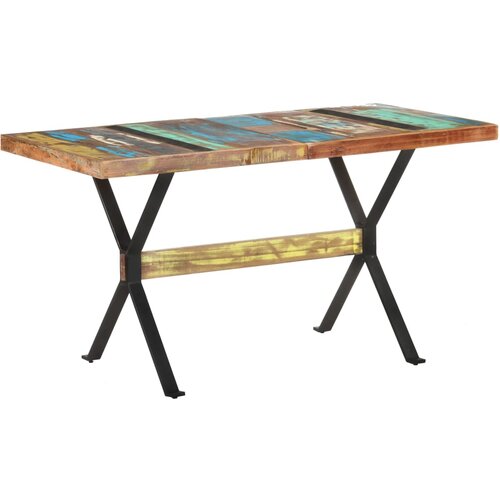  Blagovaonski stol 140 x 70 x 76 cm od masivnog obnovljenog drva Cene