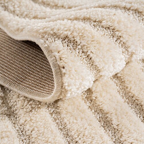 Ayyildiz Carpets Kremno bela okrogla preproga iz me&amp;scaron;anice jute &amp;oslash; 80 cm Art 1122 &amp;ndash; Slike