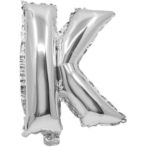 Procos Folija balon u obliku slova u srebrnoj boji – slovo K 32 cm Cene