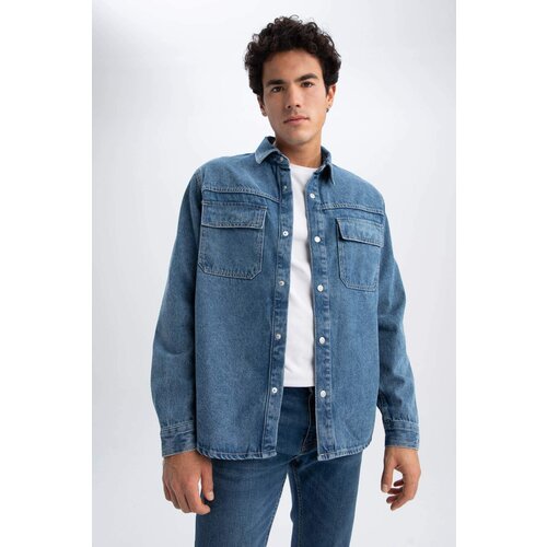 Defacto Relax Fit Long Sleeve Shirt Slike