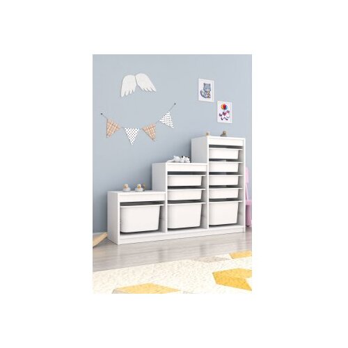 Hanah home vi&amp;scaron;enamenska komoda swiss white Slike