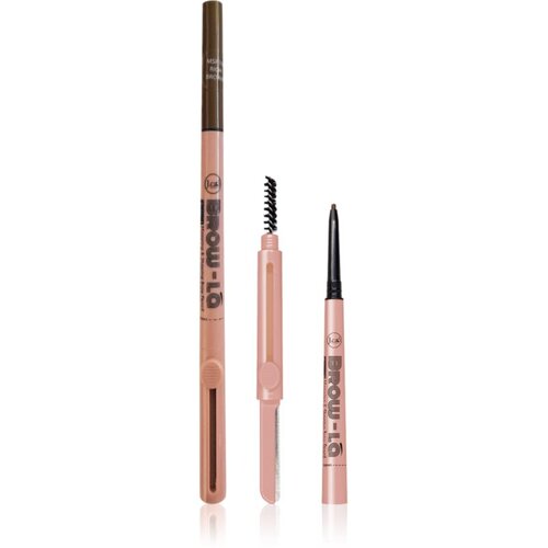 J.Cat Beauty Brow-LA svinčnik za obrvi s krtačko odtenek 104 Rich Brown 0.08 g Cene
