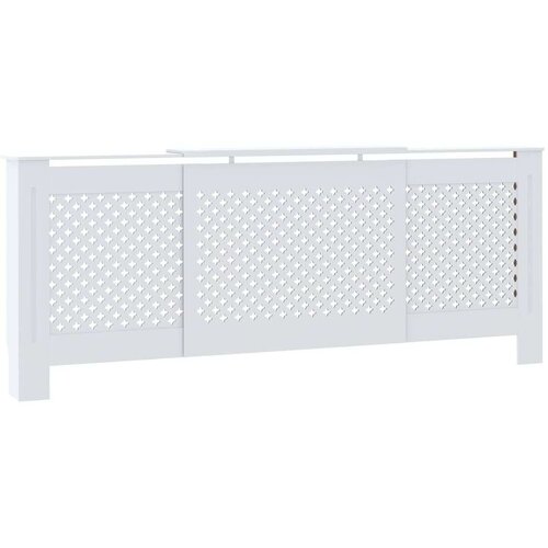  Pokrov za radijator mdf bijeli 205 cm Slike
