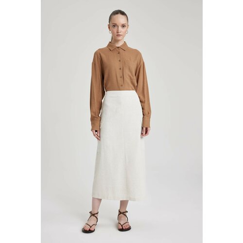 Defacto Linen Long Skirt Cene
