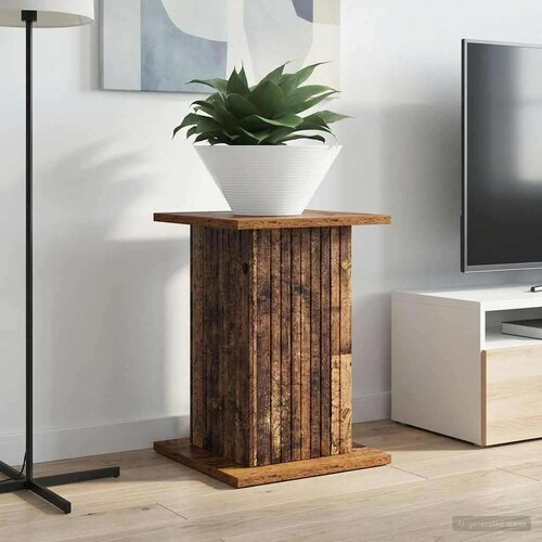  Stalak za biljke Staro drvo 30 5 x 30 x 43 cm Konstruirano drvo - Staro drvo 30 5 x 30 x 43 cm 1 Cene