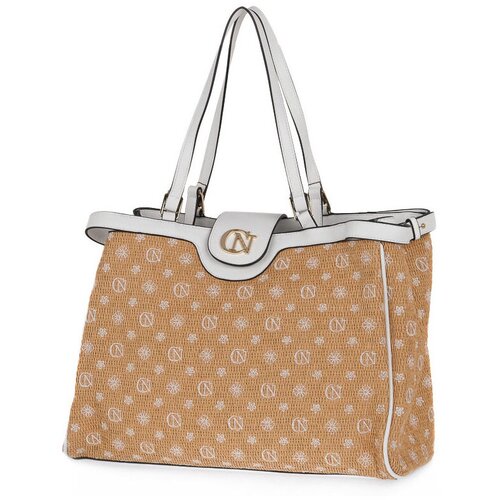 Caf&amp;eacute; Noir Torbice za na ramo CAFE &amp;#039; NOIR W001 SHOPPING RAFIA Bela Slike