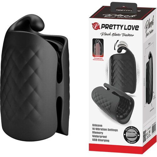 PRETTY LOVE MALE PRETTY LOVE - MANUAL MASTURBATOR FOR GLAND RECHARGEABLE VIBRATOR Cene