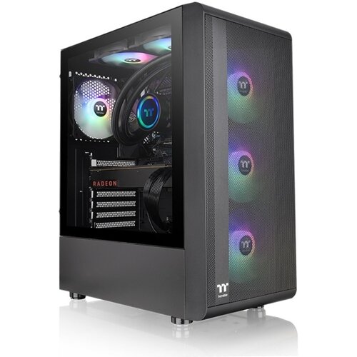 Thermaltake S200 TG ARGB Mid tower case, 3x ARGB 120mm Lite fan Slike