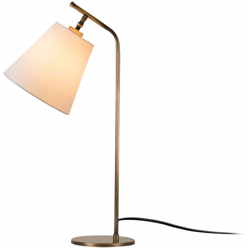 Opviq lights Bijela/u brončanoj boji stolna lampa (visina 67 cm) Salihini –