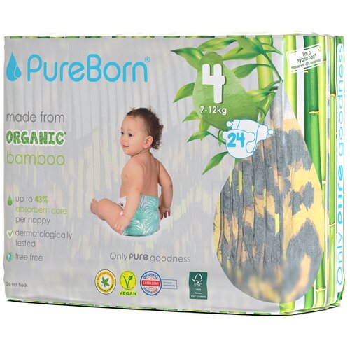 PURE BORN pelene - 2 (s, 3-6 kg) 32kom, bela rada Slike