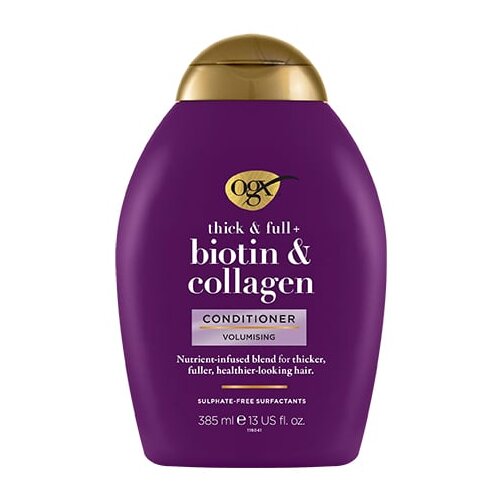 OGX Biotin &amp;amp; Collagen balzam za zgostitev za volumen las 385 ml Slike